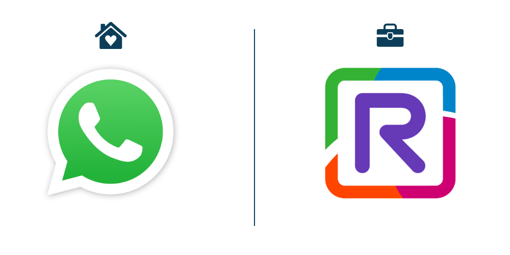 Comparació entre WhatsApp i Rainbow ALE